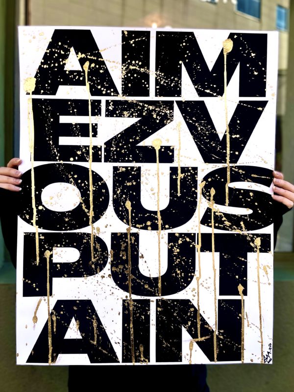 EMA XP - AIMEZ VOUS PUTAIN REHAUSSE FEUILLE D'OR