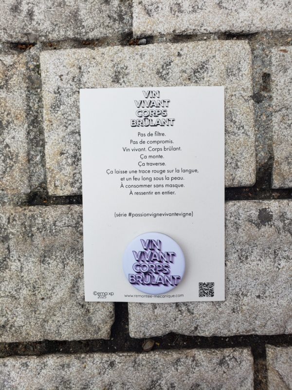 EMA XP - CARTEL BADGE - VIN VIVANT CORPS BRULANT