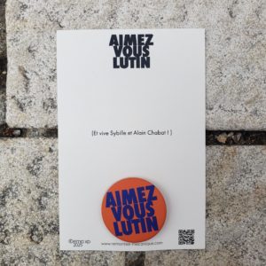 EMA XP - CARTEL BADGE - AIMEZ VOUS LUTIN