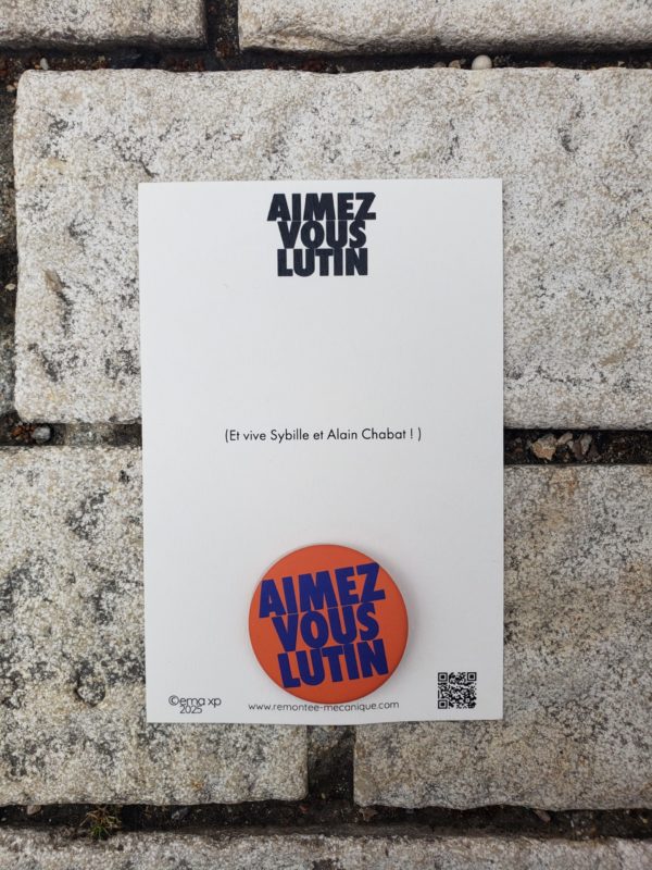 EMA XP - CARTEL BADGE - AIMEZ VOUS LUTIN