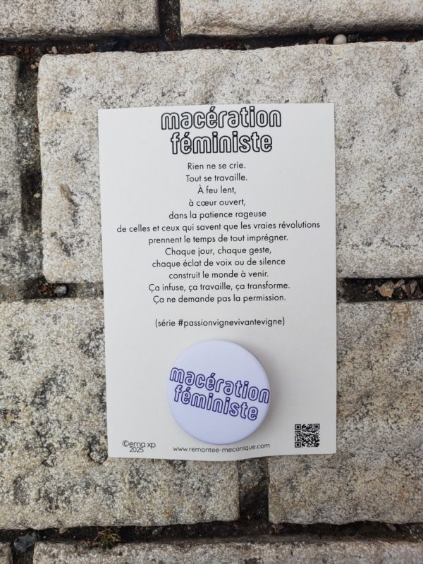 EMA XP - CARTEL BADGE - Macération féministe