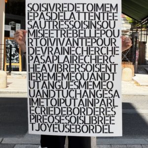 EMA XP - SOIS IVRE DE TOI MÊME 70X100CM