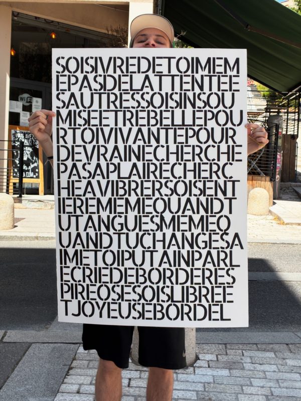 EMA XP - SOIS IVRE DE TOI MÊME 70X100CM